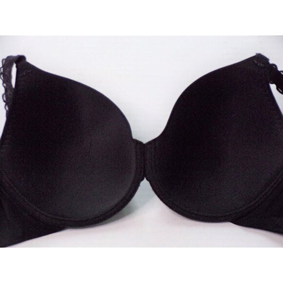 🆕NATORI Pure Luxe Full Underwire T-Shirt Bra 34G Black #732080 - Picture 10 of 11